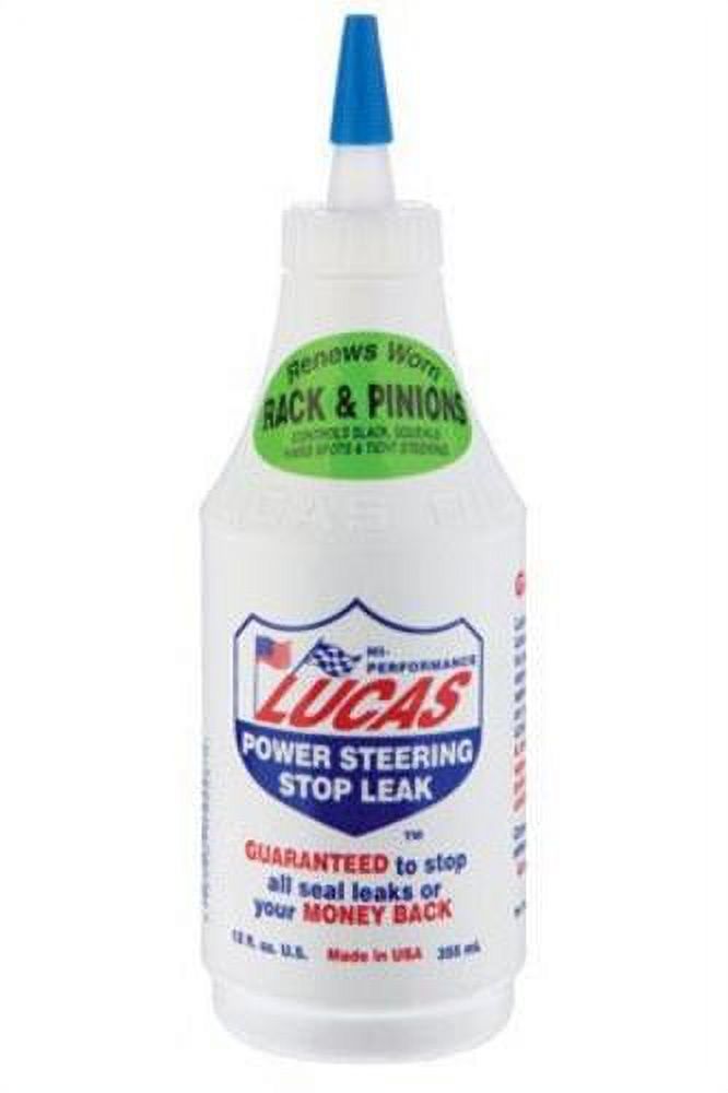 1PC Lucas Oil Lucas 10008 Power Steering Stop Leak, 12 Oz
