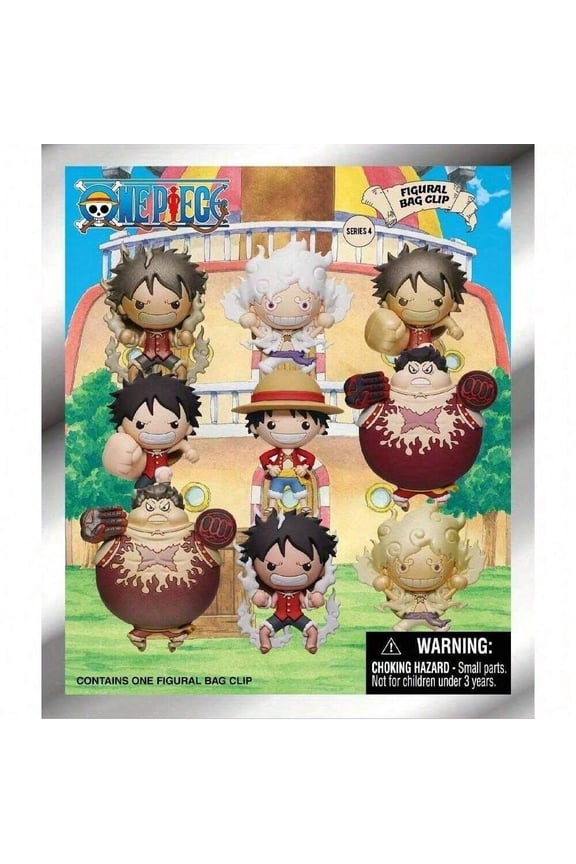 1PC Luffy PVC Mystery Bag Keychain Random Forms of One Piece Character