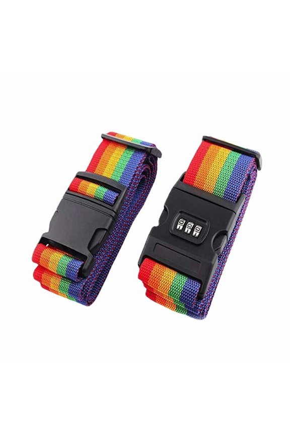 1PC Luggage Strap with Lock, Adjustable Securing Straps For Packing And Traveling