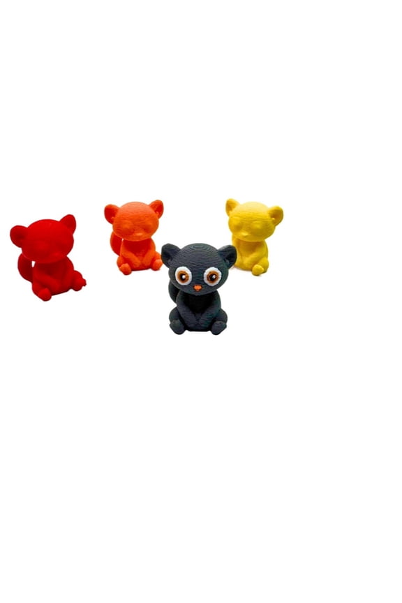 1PC Lulu Lemur-Keychain 3D Printing