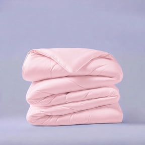 1PC Luxury Bedding Comforter Marshmallow, Breathable Cool Sleep, Lightweight for All Seasons, Machine Washable, Pillowcases Not Included.(Pink & Queen)