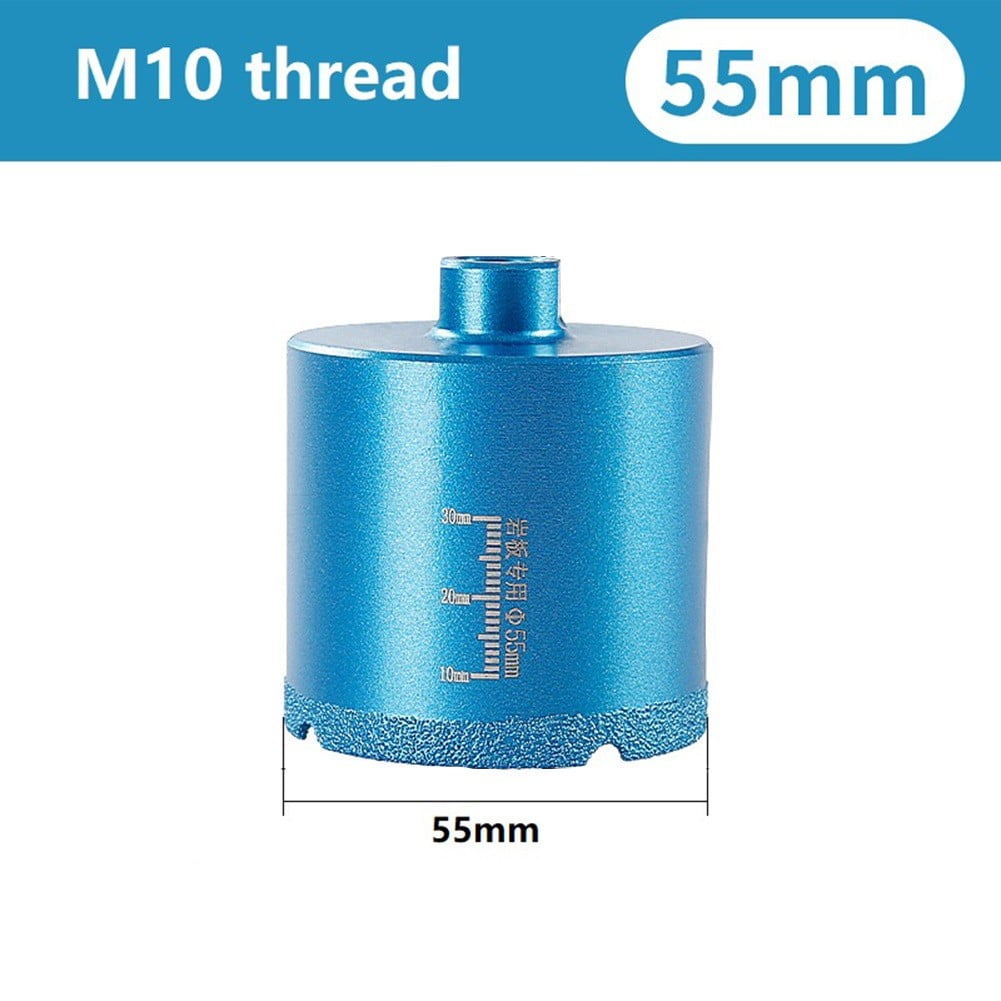 1PC M10 Thread Dry Vacuum Brazed Diamond Drilling Core Bit Ceramic Tile