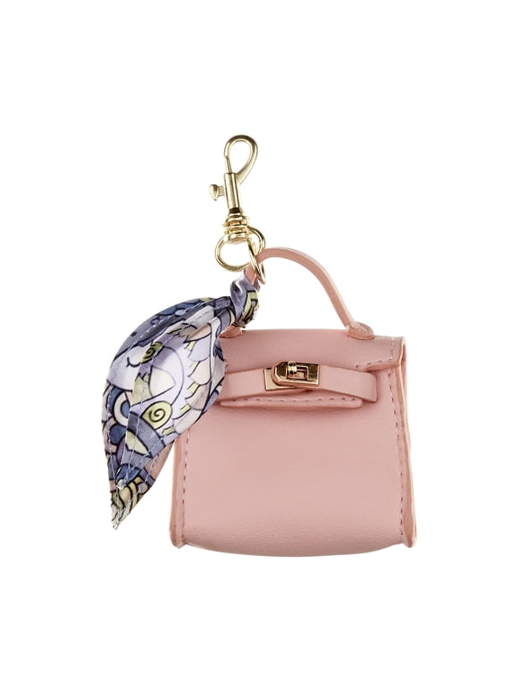 Mini Bag with Scarf Charm by Conair, Pink