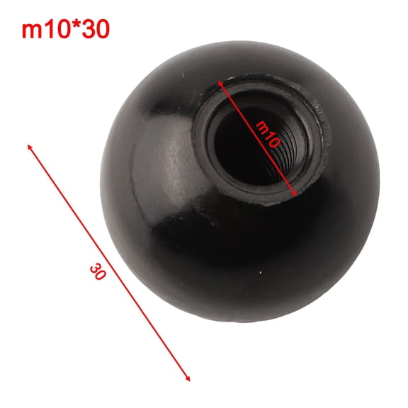 1PC Machine Tool Handle Ball Nut M6-M16 Thread Bakelite/iron Core Clamping Ball Head Nut Machine Tool Replacement