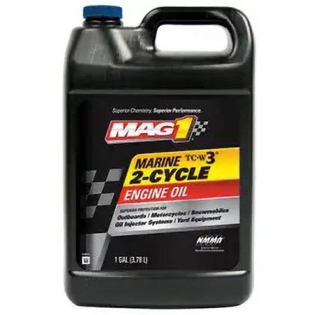 1PC Mag 1 MAG60136 MAG 1 Gallon TC-W3 2 Cycle Engine Oil