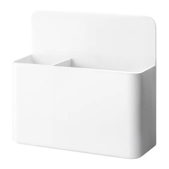 1PC Magnetic Pen Organizer, 4.1×1.6×3.9 inch Adhesive Marker Holder, Strong Magnet Stationery Container, Whiteboard Accessory Caddy, Pen Storage Organizer for Refrigerator, Dry Erase Marker Holder