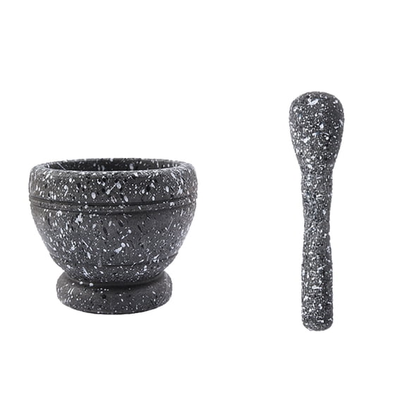 1PC Manual Mortar and Pestle Set, Wide-Mouth Spice Grinder for Garlic, Ginger, and Pepper, Durable Plastic Grinding Bowl for Home Kitchen