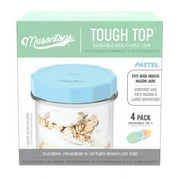 1PC Masontops Masontops TT4WMC Wide Mouth Mason Jar Lid, Plastic