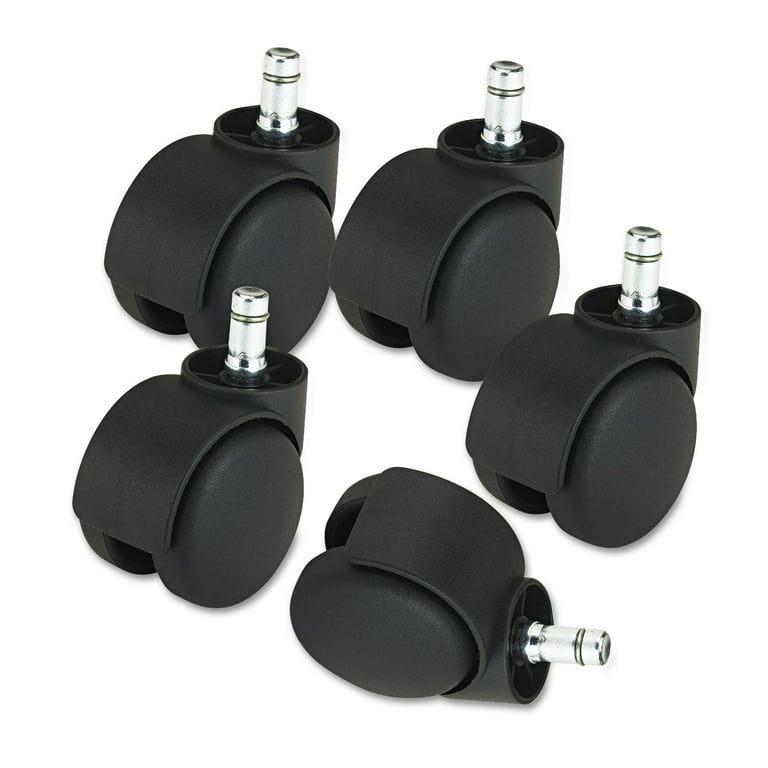 Deluxe Futura Casters, Flush Mount, Grip Ring Type B and Type K Stems, 2.19
