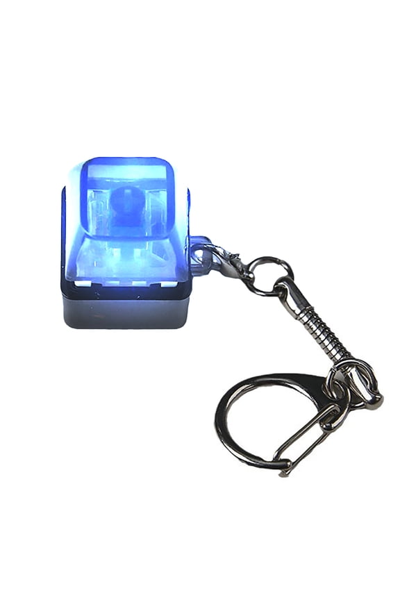 1PC Portable Keyboard Switches Tester Testing Tool LED Light Keyboard Switches Keychain Toy for 1-Key