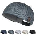 thumbnail image 1 of 1PC Mens Breathable Brimless Hat Summer Style Mesh Ultra Cooling Skullcap Adjustable Hip-Hop Cap Docker Beanie, 1 of 7
