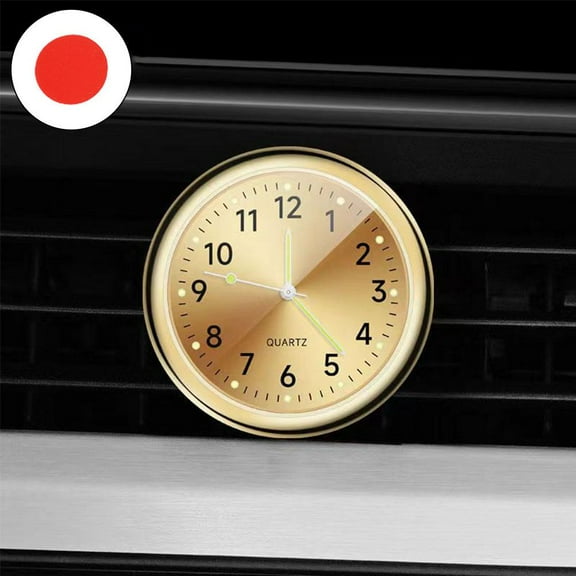 1PC Mini Car Clock Interior Dashboard Stick-On Watch Universal Accessories