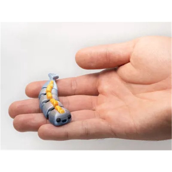 1PC Mini Electric Eel - Movable & Keychain 3D Printing