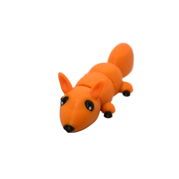 1PC Mini Flexible Fox 3D Printing