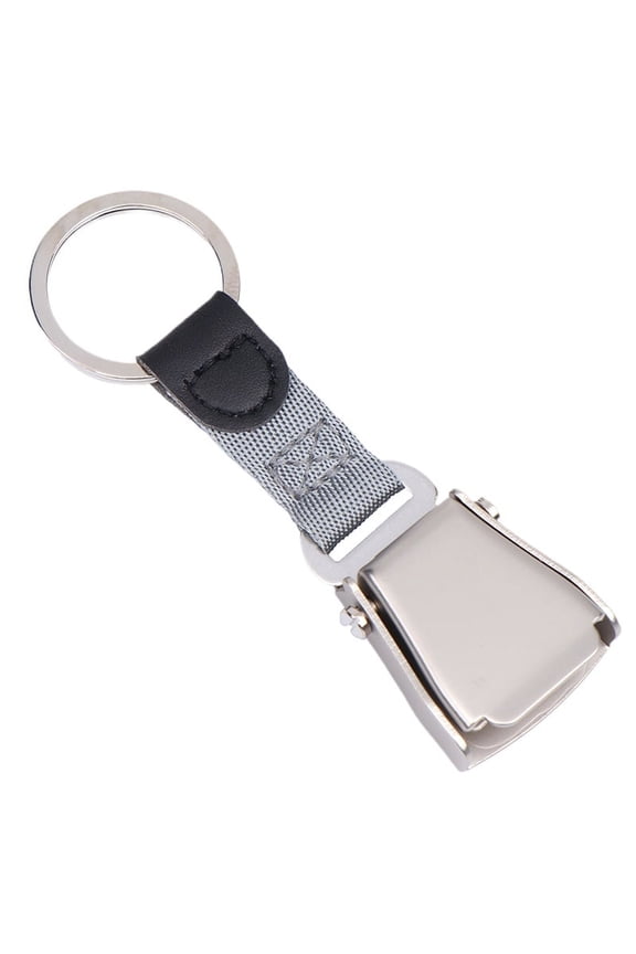 1PC Mini Safety Seatbelt Plane Buckle Keychain Strap Key Chain For Flight Keyes Airplane Airline Small Aviation Gifts Seat Belt