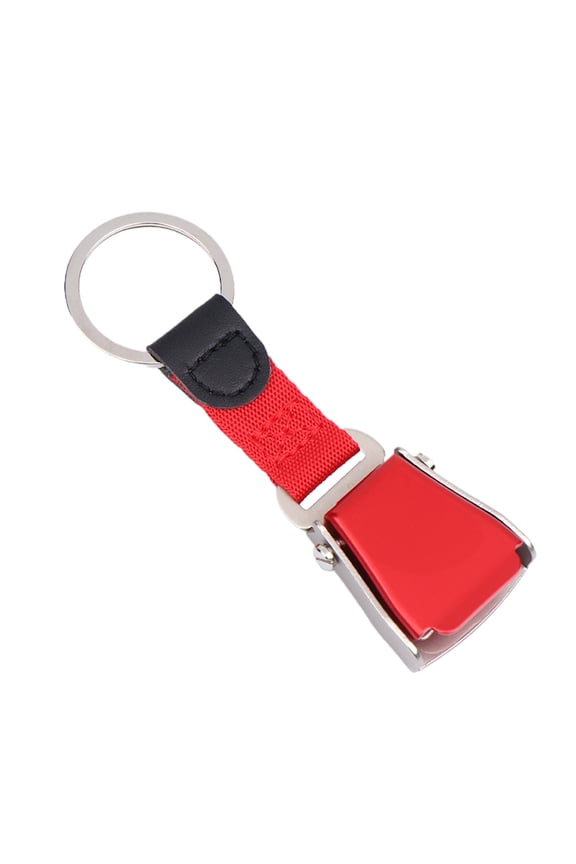 1PC Mini Safety Seatbelt Plane Buckle Keychain Strap Key Chain For Flight Keyes Airplane Airline Small Aviation Gifts Seat Belt