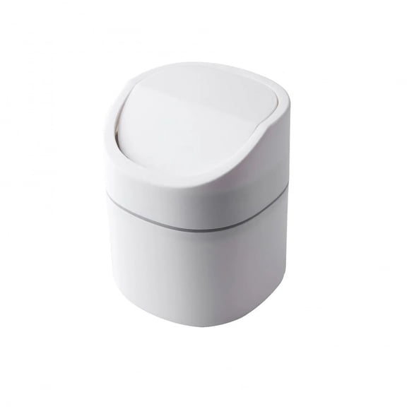 1PC Mini Small Waste Bins Desktop Garbage Basket Home Table Plastic Trash Can Office Supplies Dustbins Sundries Barrel Box