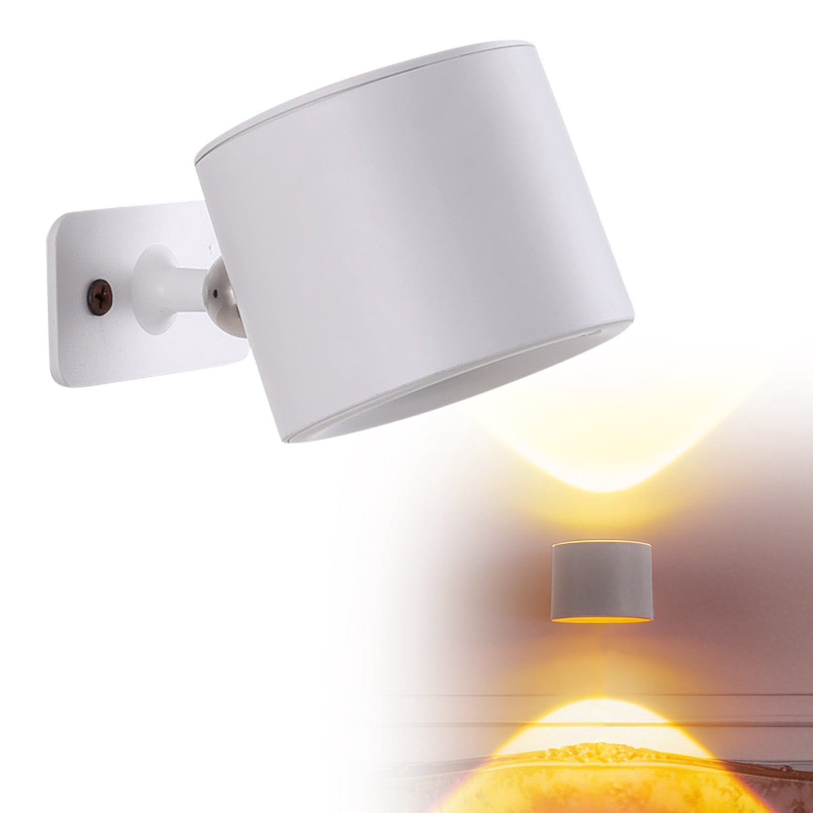 1PC Minimalist Nordic style Bedside Reading Lamp, Double-Sided Light ...