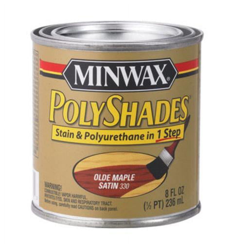 1PC Minwax Minwax 21330 Polyshades Stain And Polyurethane Finish, Olde