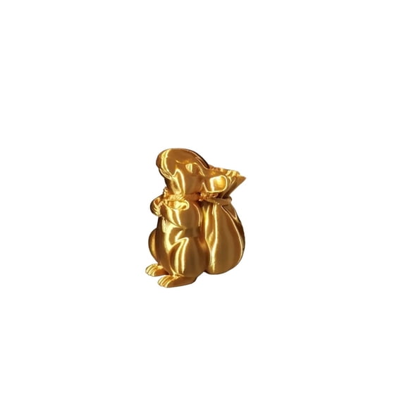 1PC Money-hungry Mouse, this is a money-grubbing little mouse 3D printed