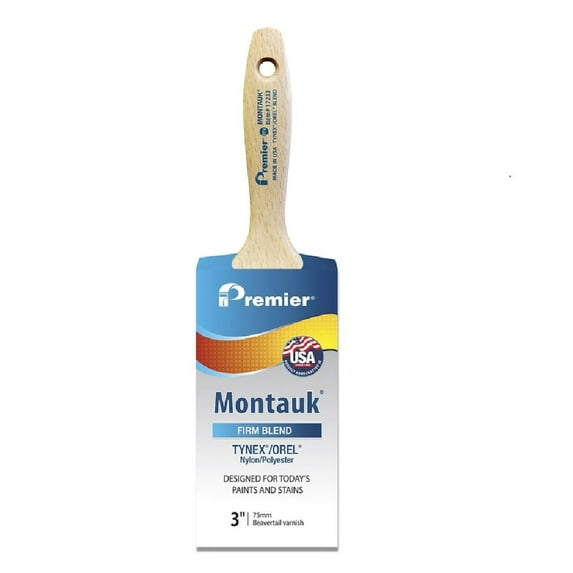 1PC Montauk Montauk 17233 Firm Chiseled Paint Brush, 3 Inch