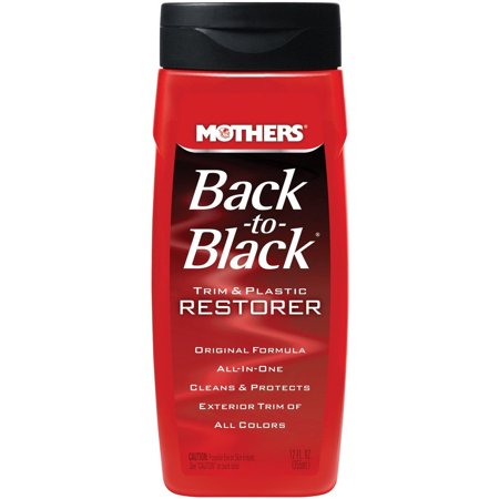 1PC Mothers Mothers 06112 Back-To-Black Trim & Plastic Restorer, 12 Oz