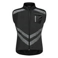 thumbnail image 1 of 1PC Mountain Bike Cycling Reflective Vest, Water-Resistant Skin-Fit Sleeveless Jacket for Outdoor Rides, High-Visibility Biking Vest with Zipper & Pocket, 1 of 8