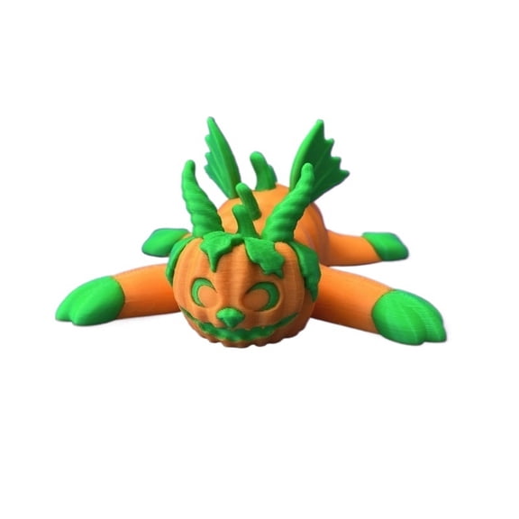 1PC Movable Pumpkin Dragon | Movable Halloween  3D Printing