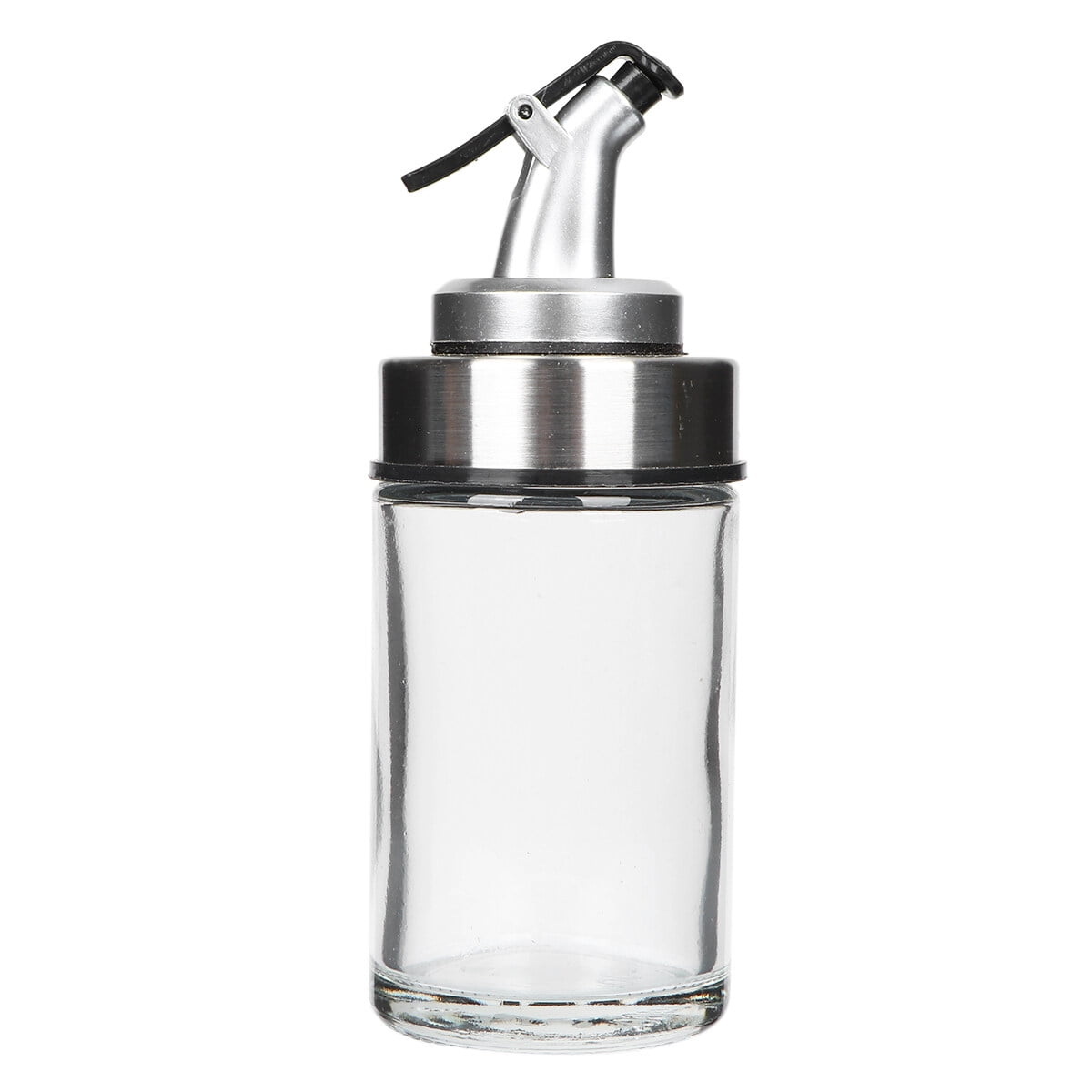 1PC Multifunctional Seasoning Box Glass Sauce Jar with Lid Transparent