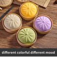 thumbnail image 1 of 1PC Mystery Dumpling Squishy, High-Quality Silicone Stress Toys - Big Bun with Food Steamer, Hand-Pinching Sensory Toys, Stretchy Desk Toys, 1 of 10