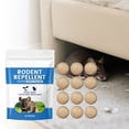 thumbnail image 1 of 1PC Natural Peppermint Rodent Repellent Tablets, Plant-Based Mouse Rat Deterrent, Indoor & Outdoor Long Lasting Rodent Repeller for Home, Garage, Yard Safe Non-Toxic Pest Control,12 Count, 1 of 8