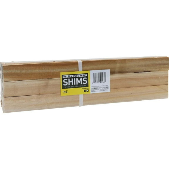 Nelson Wood Shims CSH16/42/12/36DI 16 In. L Cedar Contractor Shims (42-Count)