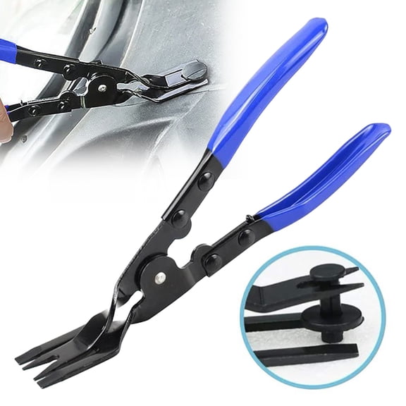 1PC New Panel Clip Removal Pliers, Automotive Door Panel Upholstery Trim Clip Removal Tool Plier, Plastic Rivet Snap Pliers for Ring Remover Retaining
