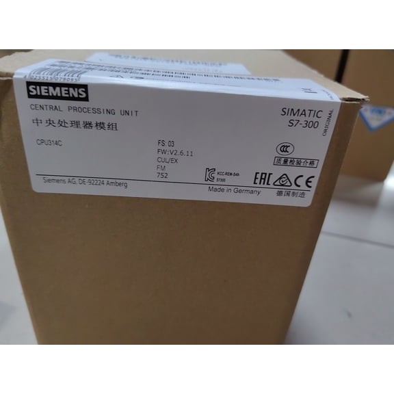 1PC New Sealed 6ES7314-6CF00-0AB0 Fast Shipping with Warranty