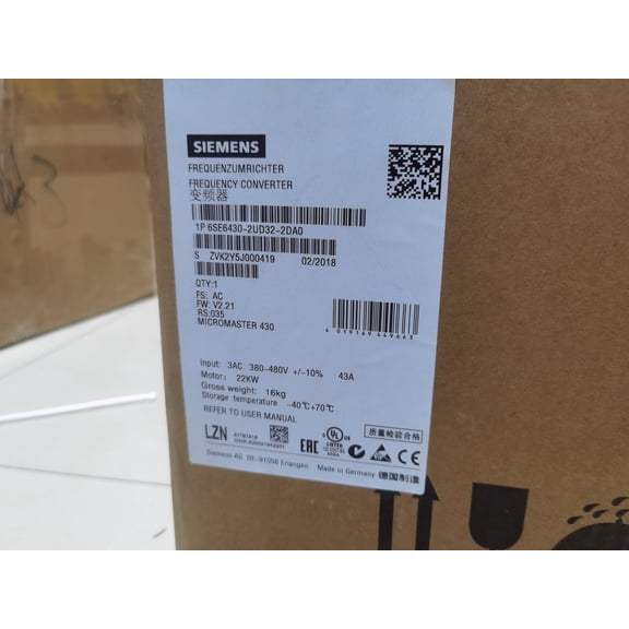 1PC New Sealed 6SE6430-2UD32-2DA0--NEW PLC Module Fast Shipping