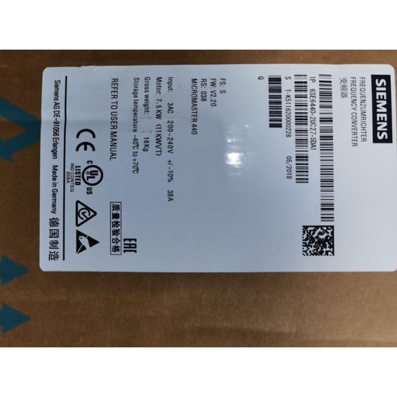 1PC New Sealed 6SE6440-2UC27-5DA1 Fast Shipping with Warranty