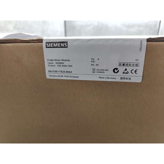 1PC New Sealed 6SL3120-1TE23-0AA4--NEW PLC Module Fast Shipping