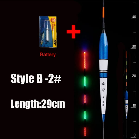 1PC New Slip Drift Tube Electronic Indicator Fishing Lure Bite Alarm Floats Bobbers Light Stick Floats STYLE B- 2