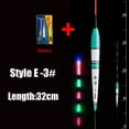 thumbnail image 1 of 1PC New Slip Drift Tube Electronic Indicator Fishing Lure Bite Alarm Floats Bobbers Light Stick Floats STYLE E- 3, 1 of 8