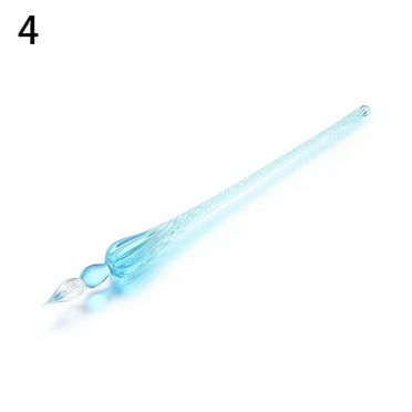 1PC New Vintage Glass Dip Fountain Pen Art Painting Supplies Filling Ink Handmade Signature Pen Calligraphy Pen Writing Tools 4