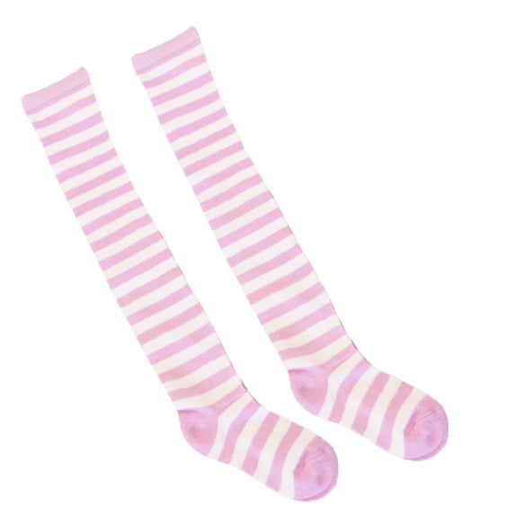1PC No Show Socks Womens&Mens Christmas High Long Striped Over Knee Cosplay Party Stockings Compression Socks