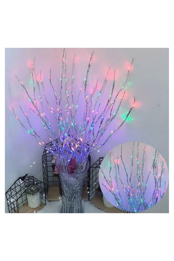 1PC Nordic Style Simulation Tree Branches Decoration Light Single 20 Lights (5pcs Branches)