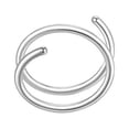 thumbnail image 1 of 1PC Nose Hoop Ring For Piercing Nose Hoop, Nose Ring Hoop For Women, Spiral Nose Hoop For Girls, Nostril Piercing Jewelry, Silver, 1 of 4