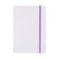 thumbnail image 1 of 1PC Notebook Writing Journal, Hardcover, Elastic Closure Narrow Ruled Pages, Inspire Collection (Purple,A7), 1 of 8