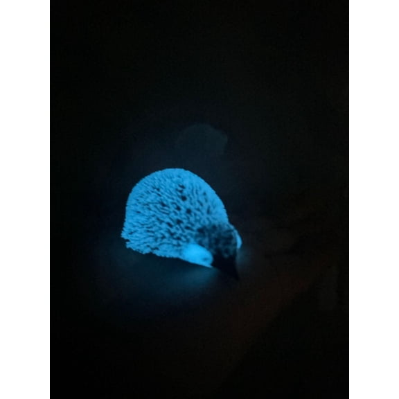1PC Notilucent Blue 9CM 3D Printed Glow-in-the-Dark Plush Baby Penguin Made of Eco-friendly Material