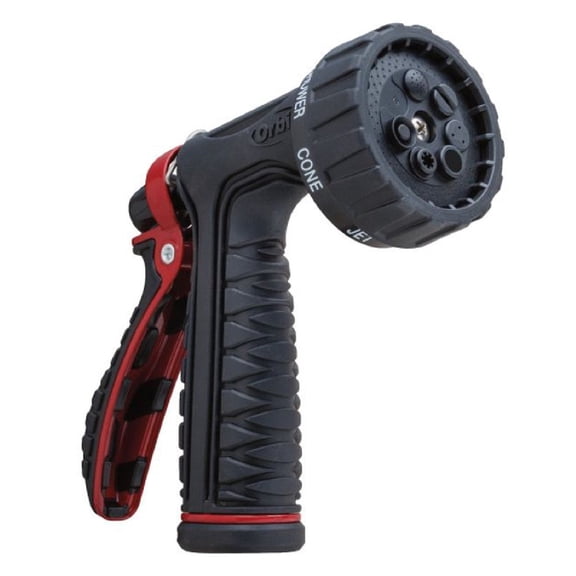 1PC Orbit Orbit 56920 Pro Flo 7 Pattern Hose Nozzle, Metal