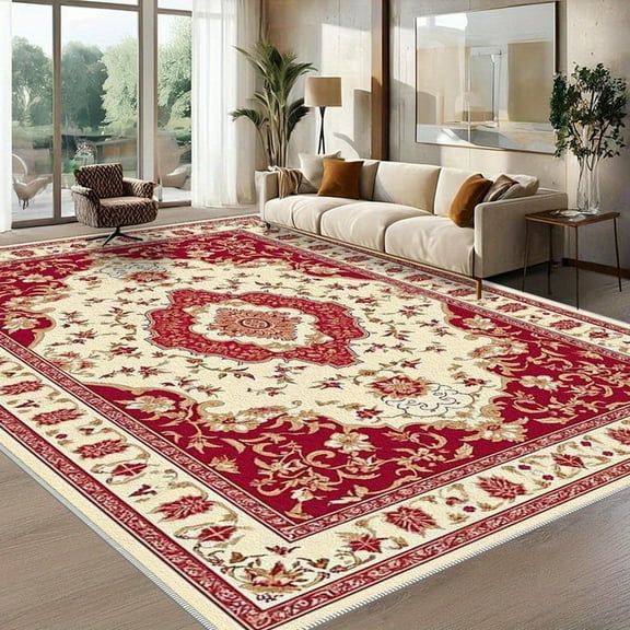 6.5'x10' carpet living room christmas carpet runner area rug non slip high pile area rug large area rug for living room