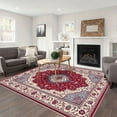 thumbnail image 1 of 6'x9' animal carpet area rug washable runner washable area rug &nbsp;vintage distressed living room bedroom large throw rug non slip low pil carpet aesthetic cosy homeer kitchen rug, 1 of 9
