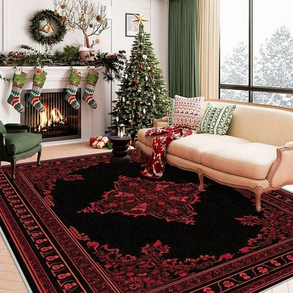 5.3'x7.5' carpet runner patio carpet outdoor gothic area rug rust area rug striped area rug