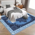thumbnail image 1 of 6'x9' cute carpet non-slip carpet runners area rug bedroom under queen bed plush area rug rust area rug, 1 of 10